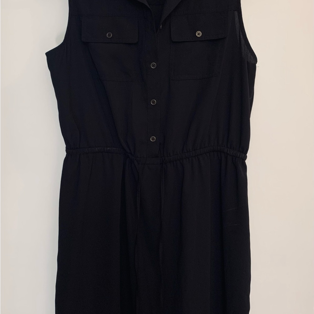 Mario Serrani Black Sleeveless Dress